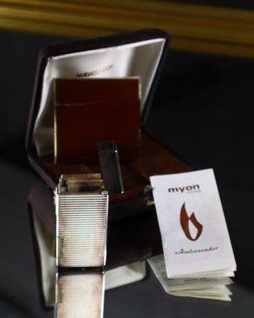 Myon - Aansteker - Verzilverd, Zilver, Verzamelen, Nieuw