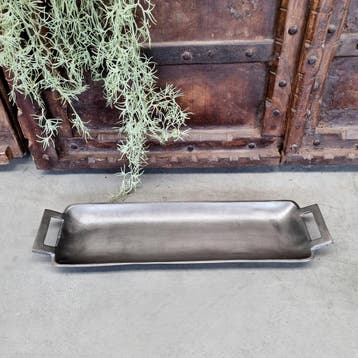 Antiek Lood kleurig dienblad 60, Huis en Inrichting, Woonaccessoires | Dienbladen, Ophalen of Verzenden, Nieuw