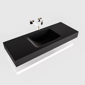 Badkamermeubel AQS Ibiza 120 cm met Mat Wit Planchet Solid, Ophalen of Verzenden, Nieuw