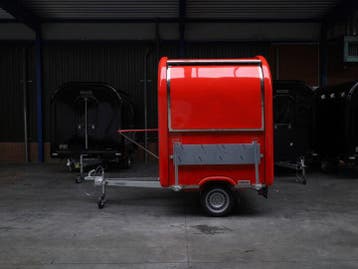 Multiwagon Foodtrailer 170 - Foodtruck - Verkoopwagen - Rood, Ophalen