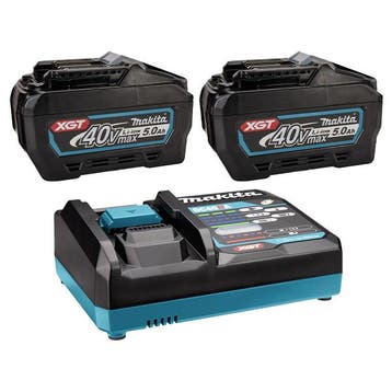 Startset: 2 stuks Makita BL4050F XGT / 40V Max, origineel, Verzenden, Nieuw