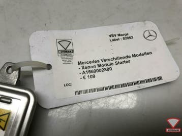 mercedes a b c e s cla xenon module starter a1669002800 501, Ophalen, Gebruikt, Mercedes-Benz