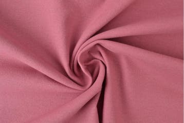 10 meter molton stof - Donker oud roze, 120 cm of meer, Ophalen of Verzenden, Katoen, Roze