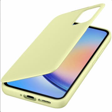 Smart Clear View cover Samsung Galaxy A34 EF-ZA346CGE lime, Verzenden, Nieuw