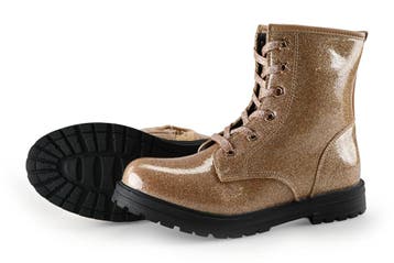 Nelson Veterboots Meisjes in maat 34 Brons, Verzenden, Jongen of Meisje, Schoenen, Zo goed als nieuw