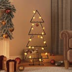 vidaXL Kerstdecoratie kerstboom 125 cm metaal zwart, Diversen, Kerst, Verzenden, Nieuw