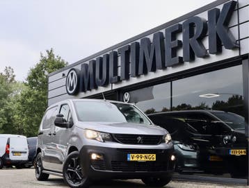 Peugeot Partner HDI 102PK MARGE-BTW VRIJ AIRCO CRUISE, Gebruikt, Euro 6, Zilver of Grijs, Lease