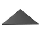 Flat Corner hoekplanchet inbouw 25x25 cm mat zwart, Verzenden, Nieuw