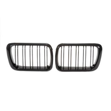 Grill Nieren BMW E36 96-99 Glans Zwart, Ophalen of Verzenden, Nieuw