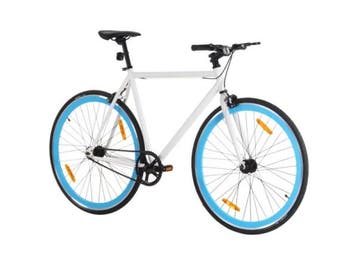 Veiling - Stadsfiets Blauw wit 55 CM B keuze*, Fietsen en Brommers, Nieuw