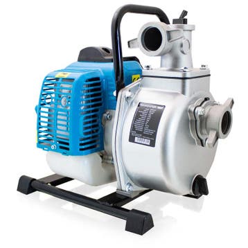 Benzine Waterpomp - 1250W - 43cc - Blauw, Verzenden, Nieuw