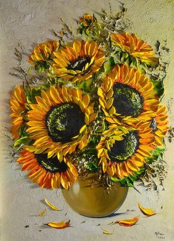 Bajor Kinga - Sunflowers