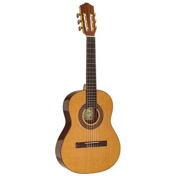 Salvador Cortez CC-22-BB Klassieke Gitaar 1/2 Naturel, Muziek en Instrumenten, Ophalen of Verzenden, Nieuw