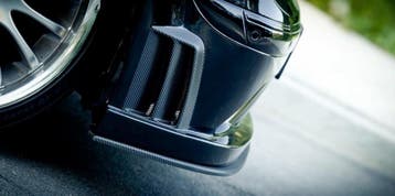 Front Splitter MERCEDES CLK W209 ZWART (SL BLACK SERIES, Verzenden