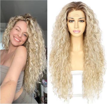 Blonde Lace Front Pruik 26 inch | Retourdeal 64% Korting, Sieraden, Tassen en Uiterlijk, Ophalen of Verzenden, Nieuw