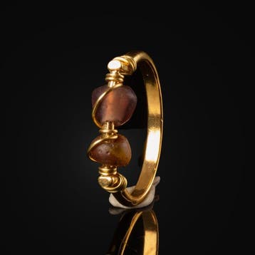 Oud-Romeins, Keizerrijk Ring met draadgewikkelde Romeins