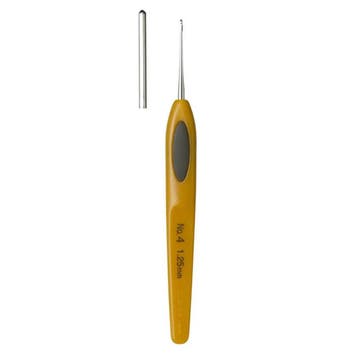 Clover Soft Touch Haaknaald - 1,25 mm -  Ergonomisch handv, Ophalen of Verzenden, Nieuw