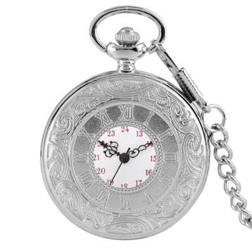 Fako - Zakhorloge - XXL - Roman Open - Ø 47mm -, Sieraden, Tassen en Uiterlijk, Horloges | Heren, Verzenden, Nieuw