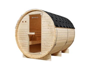 Veiling - Barrelsauna Spitsbergen - Incl. saunakachel - Ø 1, Nieuw