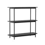 *WOONWINKEL* Openkast Met Drie Planken Zwart, Verzenden, Nieuw