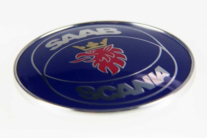 Embleem achterklep SAAB 900, 9000, Auto-onderdelen, Carrosserie en Plaatwerk, Ophalen of Verzenden