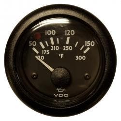 Bieden: VDO N02 120 402 oil pressure gauge 24V black, Watersport en Boten, Ophalen of Verzenden, Nieuw, Motor en Techniek, Zeilboot of Motorboot