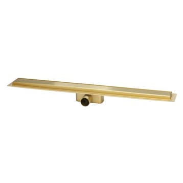 Douchgoot Messing | RVS | ABS |900 x 62 x 65 mm, Verzenden, Nieuw in verpakking