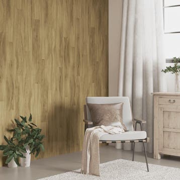 vidaXL Wandpanelen houtlook 4,12 m² PVC bruin, Doe-het-zelf en Verbouw, Platen en Panelen, Verzenden, Nieuw