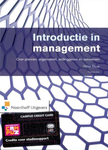 Introductie in management 9789001816278, Boeken, Verzenden, Zo goed als nieuw