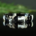 Onyx , gestreepte agaat - edelsteenkwaliteit - prachtige