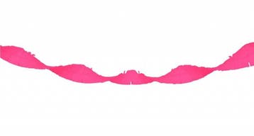 Neon roze Crepe Papier Slinger - 18 meter, Ophalen of Verzenden, Nieuw