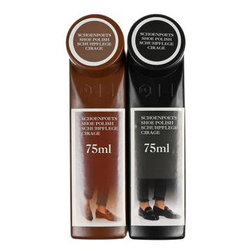 Benson Schoenpoetsset - Zwart en bruin - 2-delig - 75 ml..., Ophalen of Verzenden, Nieuw