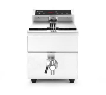 Inductie Friteuse Met Aftapkraan 8L | Hendi | 230v/3500w | 2, Ophalen of Verzenden, Nieuw in verpakking