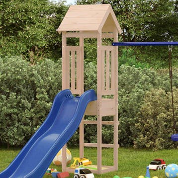 vidaXL Speeltoren 52,5x46,5x206,5 cm massief grenenhout, Kinderen en Baby's, Verzenden, Nieuw
