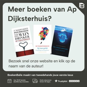 Het slimme onbewuste - Ap Dijksterhuis 9789035139435, Verzenden, Zo goed als nieuw, Ap Dijksterhuis