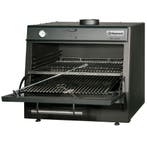 Houtskooloven-BBQ, GN 1/1 + GN2/4 (75 Kg/h)/Zwart, Verzenden, Nieuw in verpakking