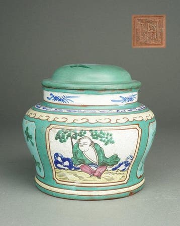 Tea caddy - Yixing Clay - China - Qing Dynastie (1644-1911), Antiek en Kunst
