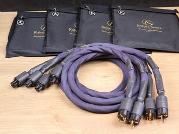 Kubala Sosna Emotion high end audio power cables 1,5 metre (, Audio, Tv en Foto, Audiokabels en Televisiekabels, Ophalen of Verzenden