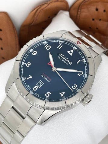 Alpina - Startimer Pilot Automatic - AL-525BW4S26B - Heren -, Nieuw