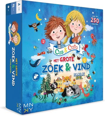 Het Grote Zoek & Vind Familiespel van Cas & Cato | MNKY, Hobby en Vrije tijd, Gezelschapsspellen | Bordspellen, Verzenden, Nieuw
