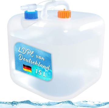 Waterzak 10L Opvouwbaar | Met kraan | Laatste Stuk!, Caravans en Kamperen, Ophalen of Verzenden, Zo goed als nieuw