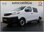 Opel Vivaro 2.0D 145PK L3 Dubbele Cabine 6-Persoons Trekhaak, Stof, Gebruikt, Euro 6, Wit