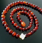 Amber Zeldzame vrouwen mannen unisex Baltische amberketting