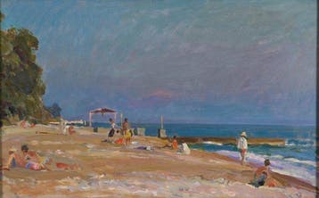 Andrey Porfirievich Krylov (1929-1991) - At the beach