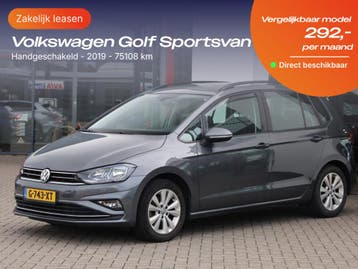 Volkswagen Golf Sportsvan | Zakelijk Leasen vanaf 141,- p/mn, Nieuw, Financial lease, Lease, Golf Sportsvan