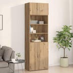 vidaXL Wandkast artisanaal eikenkleurig 70 x 42.5 x 40 cm, Minder dan 50 cm, Verzenden, Nieuw, Minder dan 100 cm