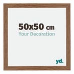Fotolijst 50x50 cm - Eiken Rustiek - MDF - Mura, Huis en Inrichting, Woonaccessoires | Lijsten, Verzenden, Nieuw