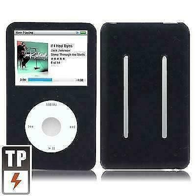iPod Classic Silicone Hoes Skin Hoesje - Zwart, Audio, Tv en Foto, Mp3-spelers | Accessoires | Apple iPod, Opberg- of Beschermhoesje