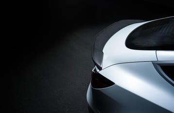 Carbon kofferbak spoiler lip Tesla Model 3, Verzenden