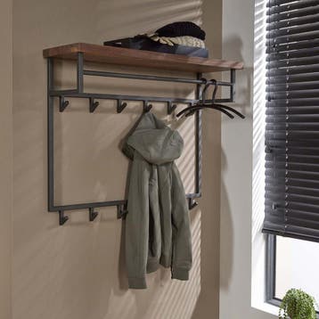 *WOONWINKEL* Grote Kapstok Met Houten Plank, Verzenden, Nieuw